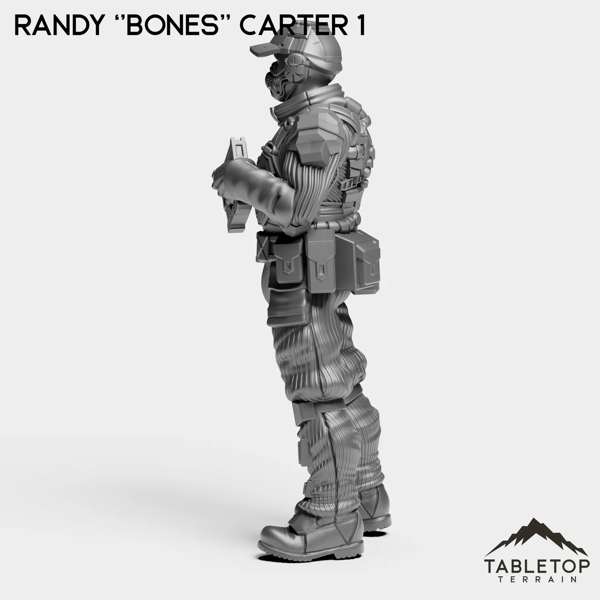 Tabletop Terrain Miniature Randy ''Bones'' Carter