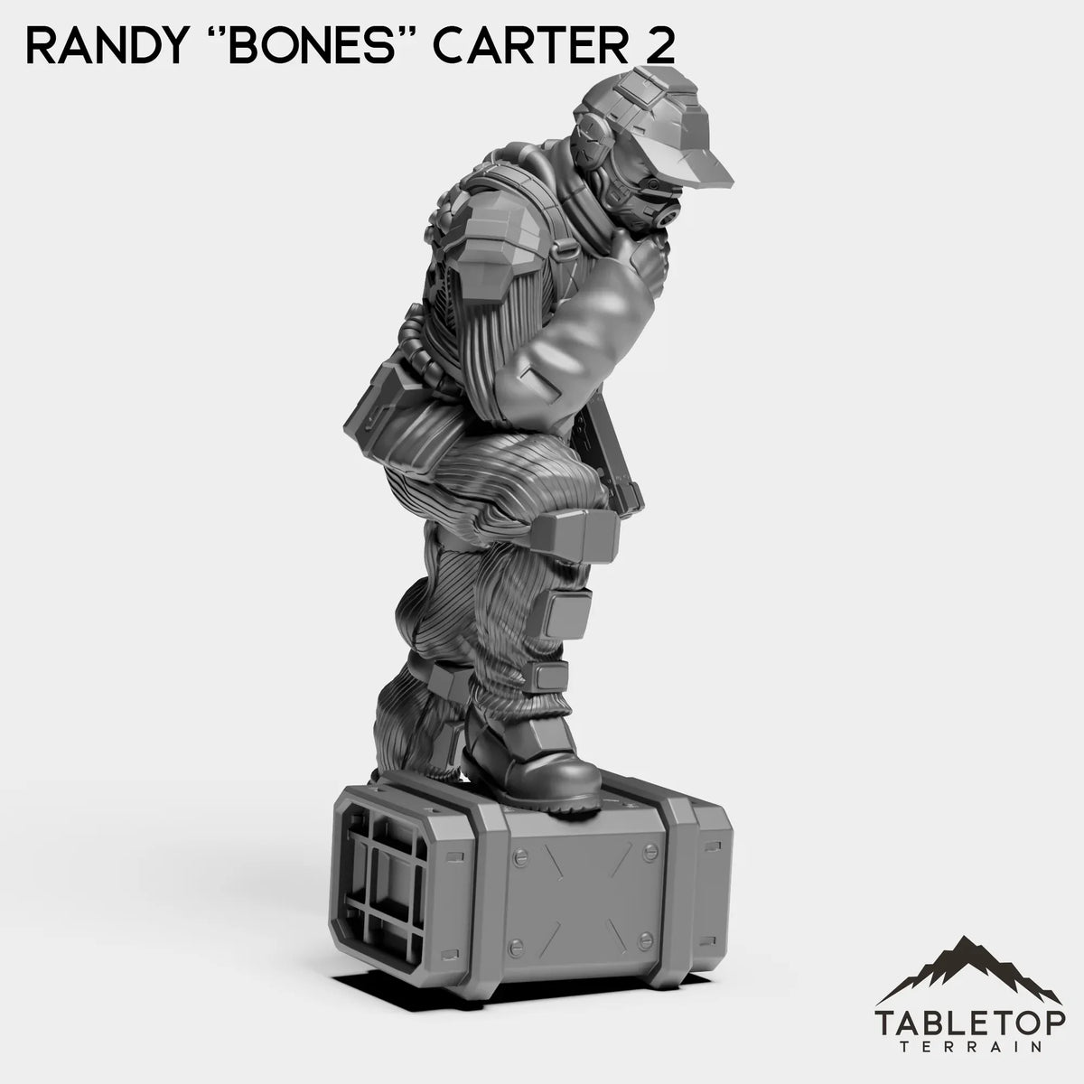 Tabletop Terrain Miniature Randy ''Bones'' Carter