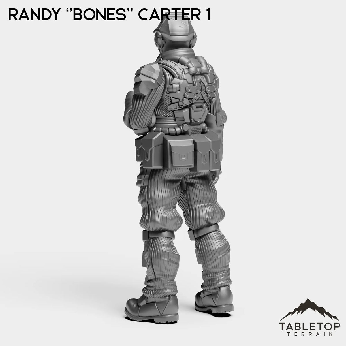 Tabletop Terrain Miniature Randy ''Bones'' Carter