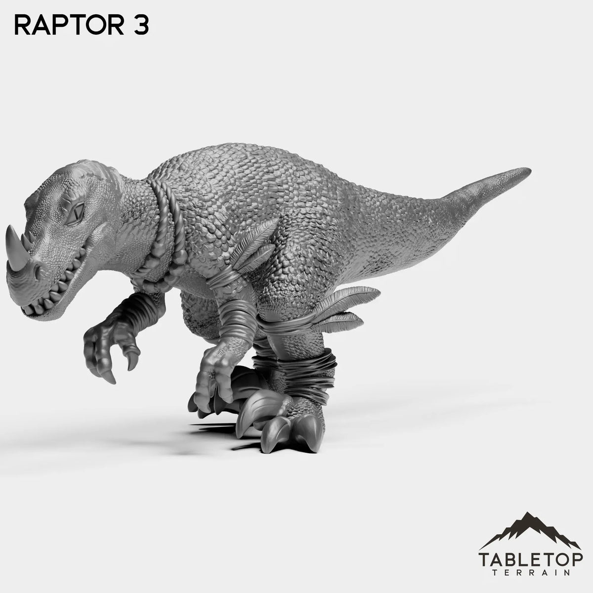 Tabletop Terrain Miniature Raptor 3 Raptors