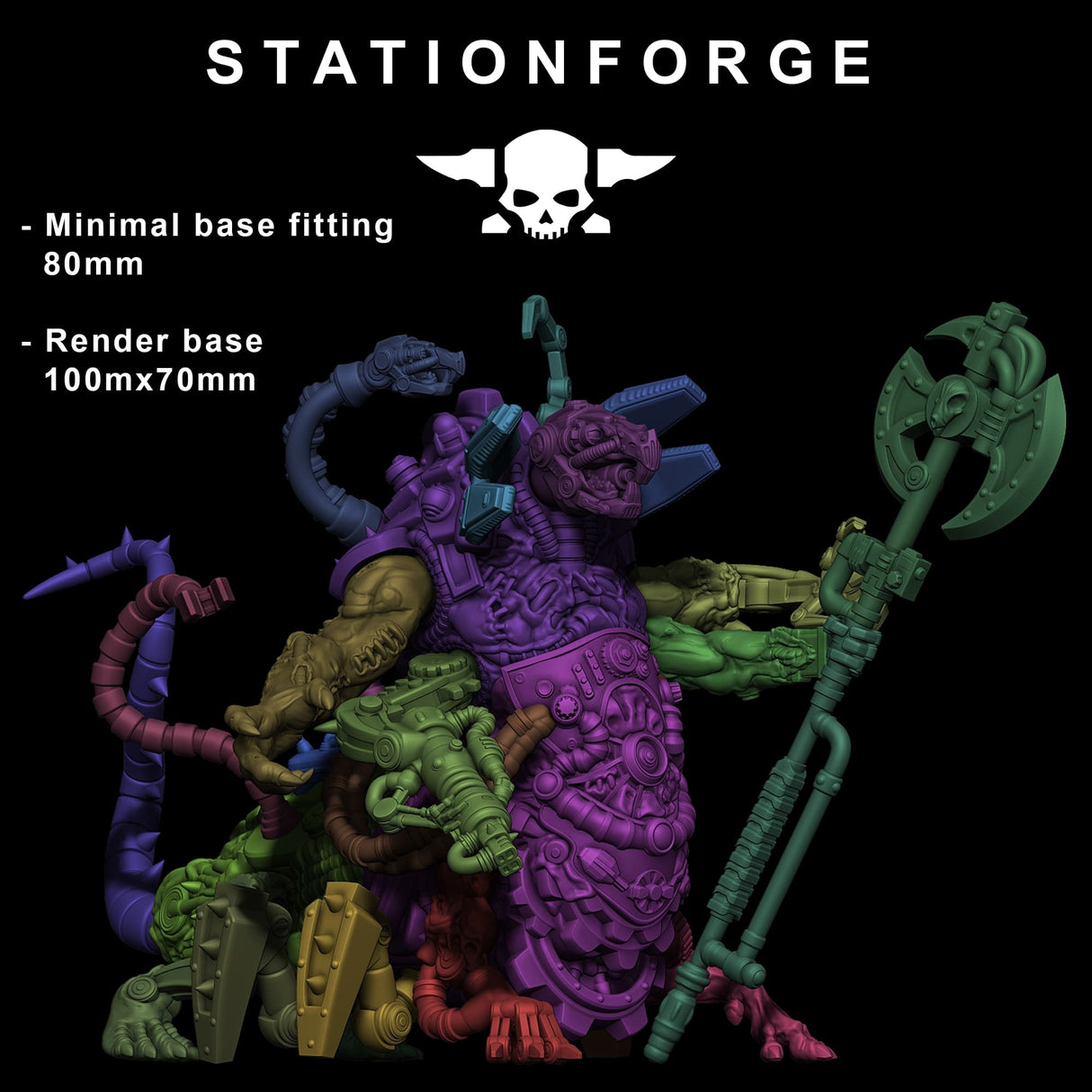 Tabletop Terrain Miniature Raticus Chonk Meister