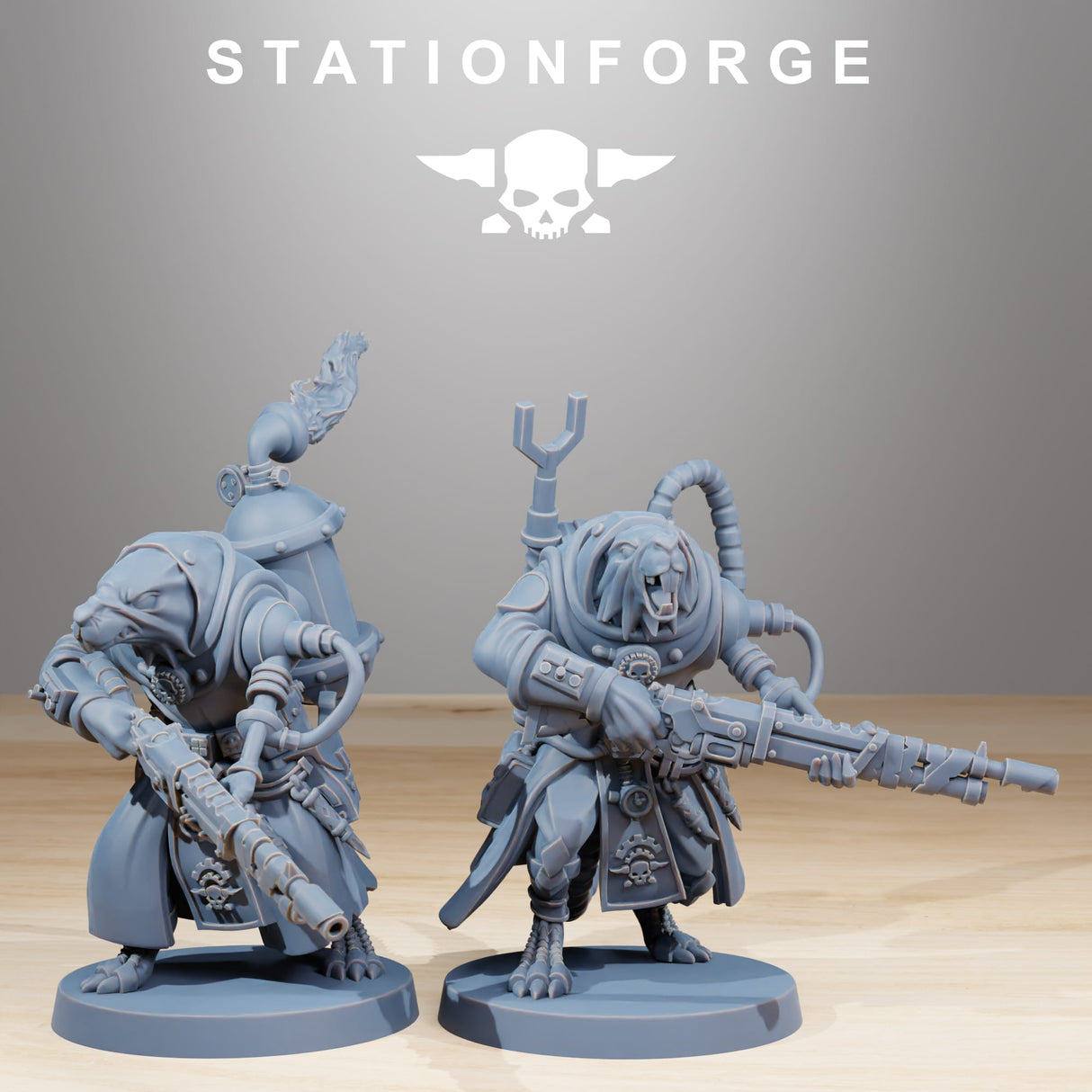 Tabletop Terrain Miniature Raticus Grunts