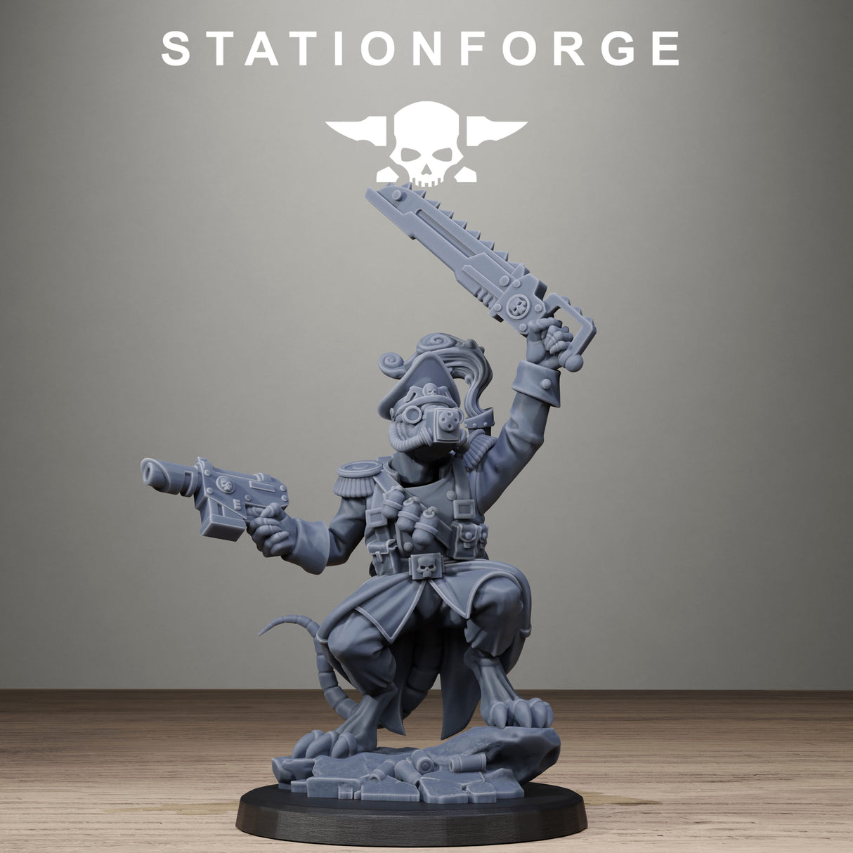 Tabletop Terrain Miniature Raticus Officer
