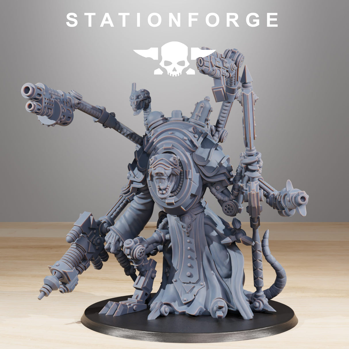 Tabletop Terrain Miniature Raticus Techer
