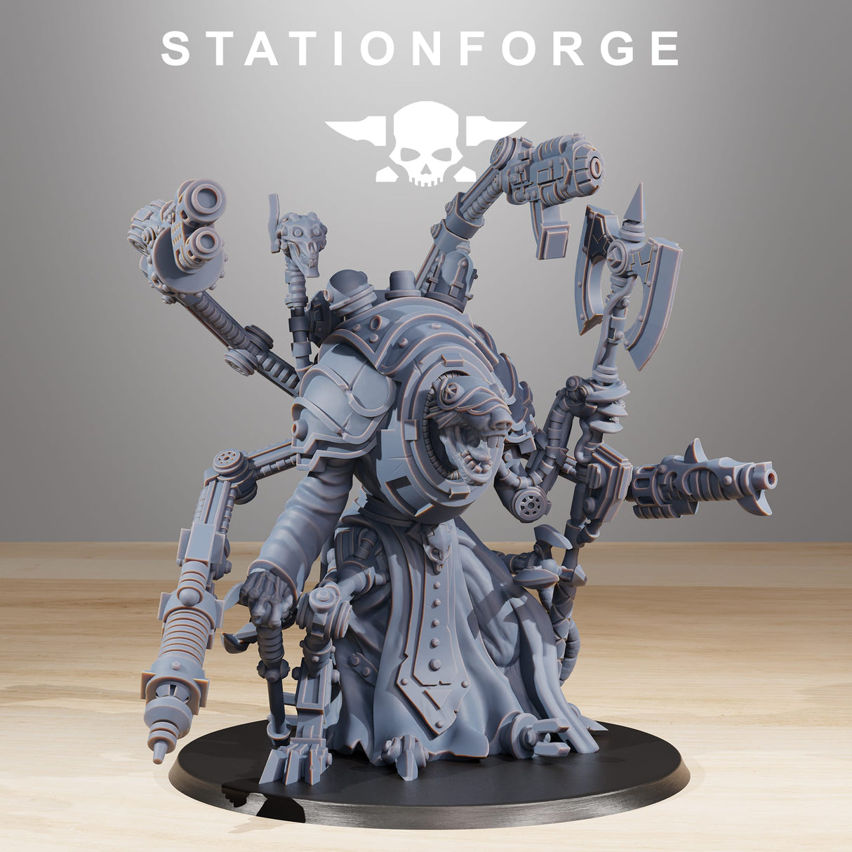 Tabletop Terrain Miniature Raticus Techer