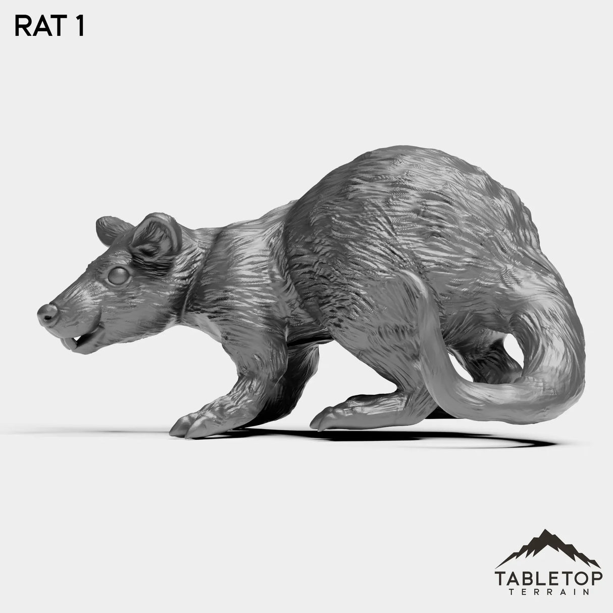 Tabletop Terrain Miniature Rats