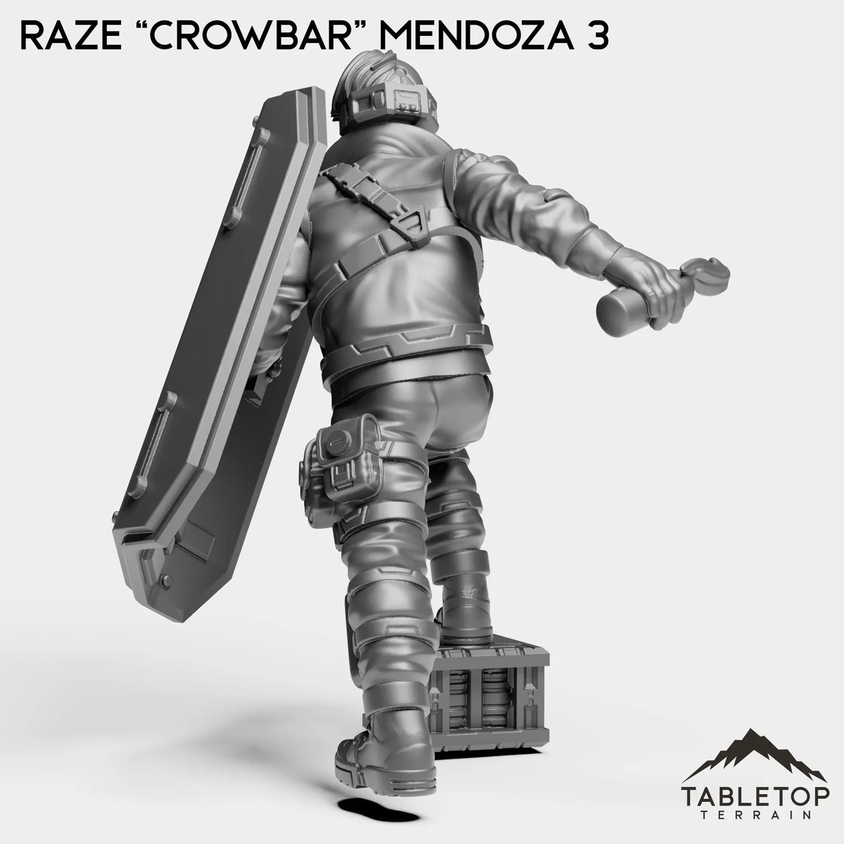 Tabletop Terrain Miniature Raze ''Crowbar'' Mendoza