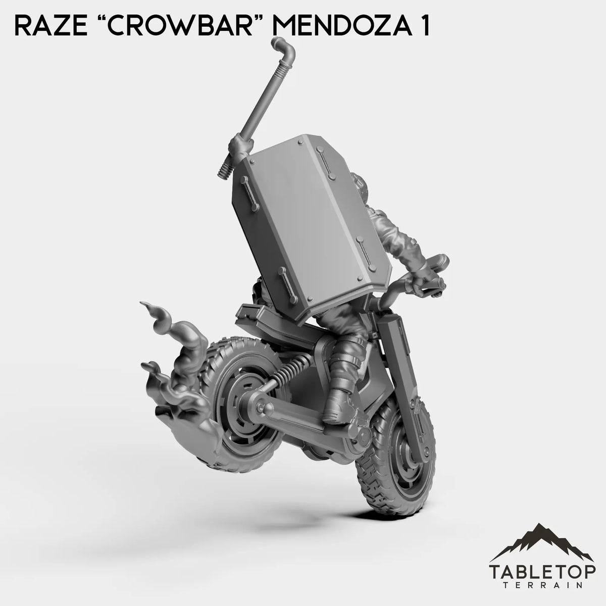 Tabletop Terrain Miniature Raze ''Crowbar'' Mendoza