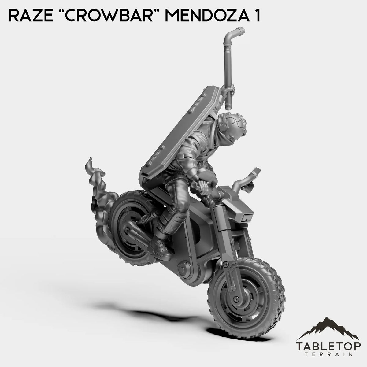 Tabletop Terrain Miniature Raze ''Crowbar'' Mendoza