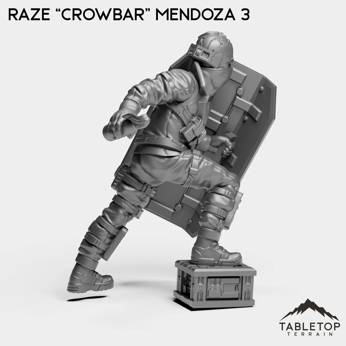 Tabletop Terrain Miniature Raze ''Crowbar'' Mendoza