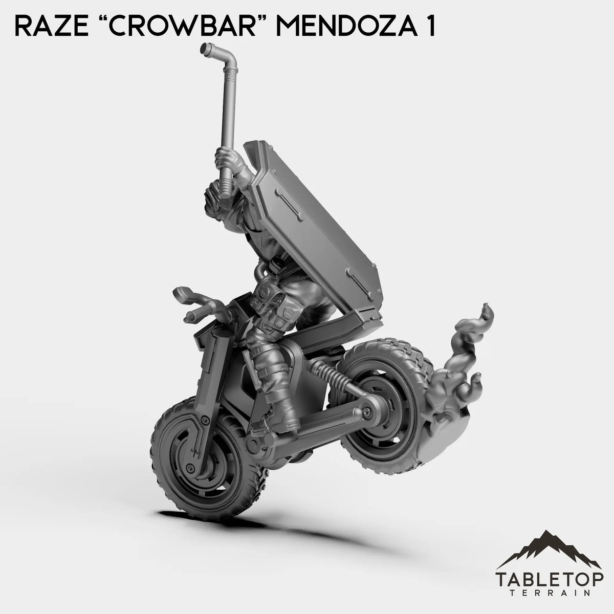 Tabletop Terrain Miniature Raze ''Crowbar'' Mendoza