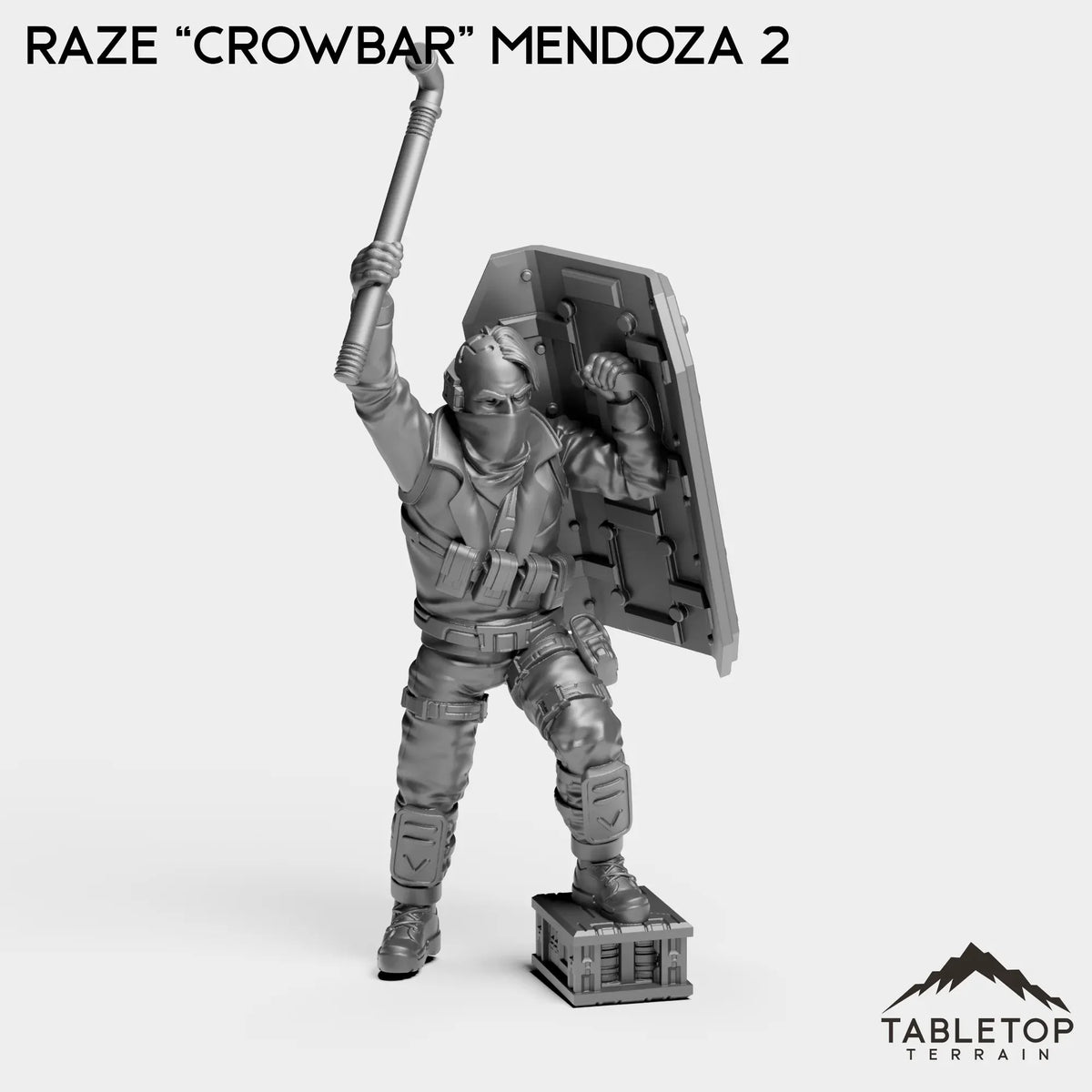 Tabletop Terrain Miniature Raze “Crowbar” Mendoza 2 Raze ''Crowbar'' Mendoza