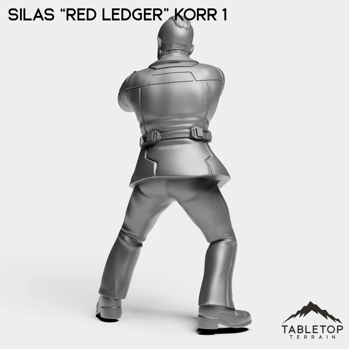 Tabletop Terrain Miniature Red Ledger
