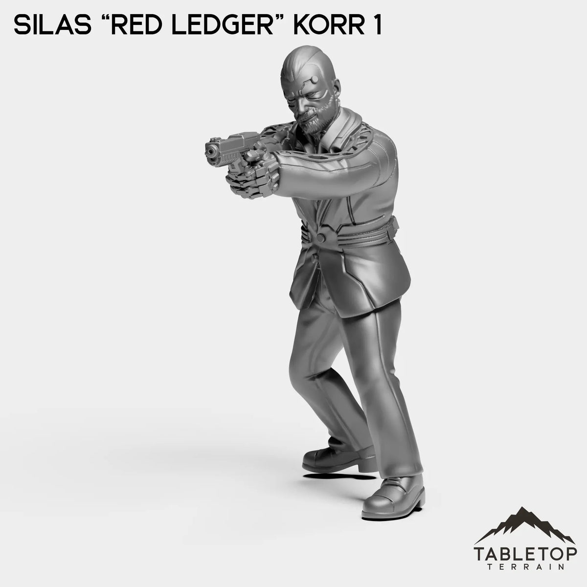 Tabletop Terrain Miniature Red Ledger