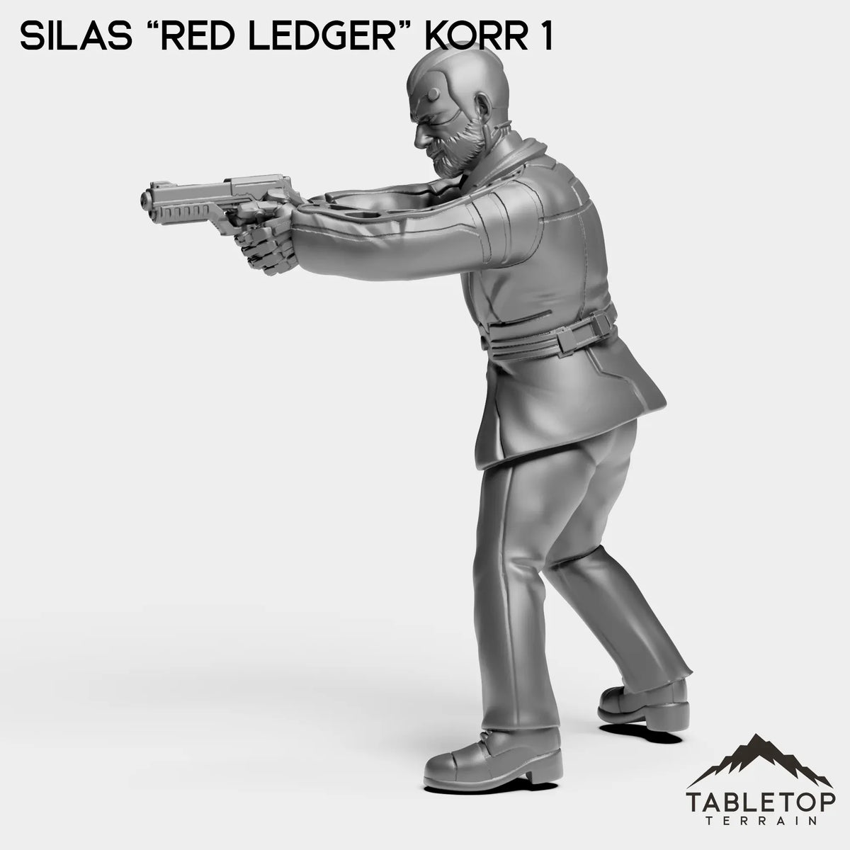 Tabletop Terrain Miniature Red Ledger