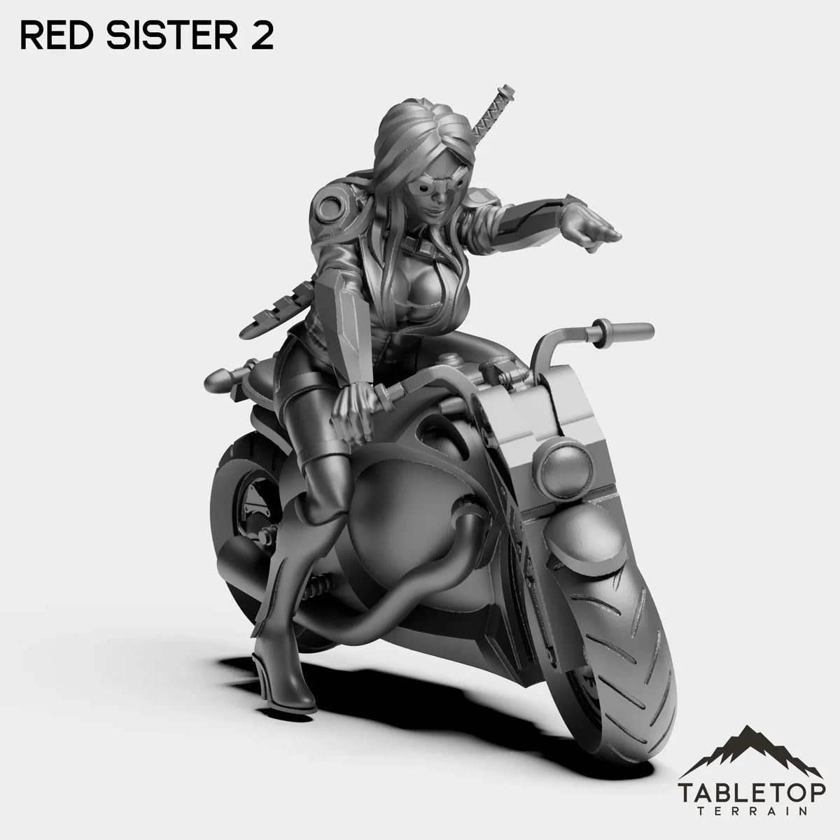 Tabletop Terrain Miniature Red Sister 2 Red Sister - Bomber Girls
