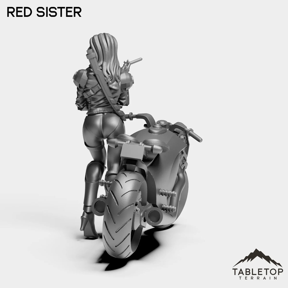 Tabletop Terrain Miniature Red Sister - Bomber Girls