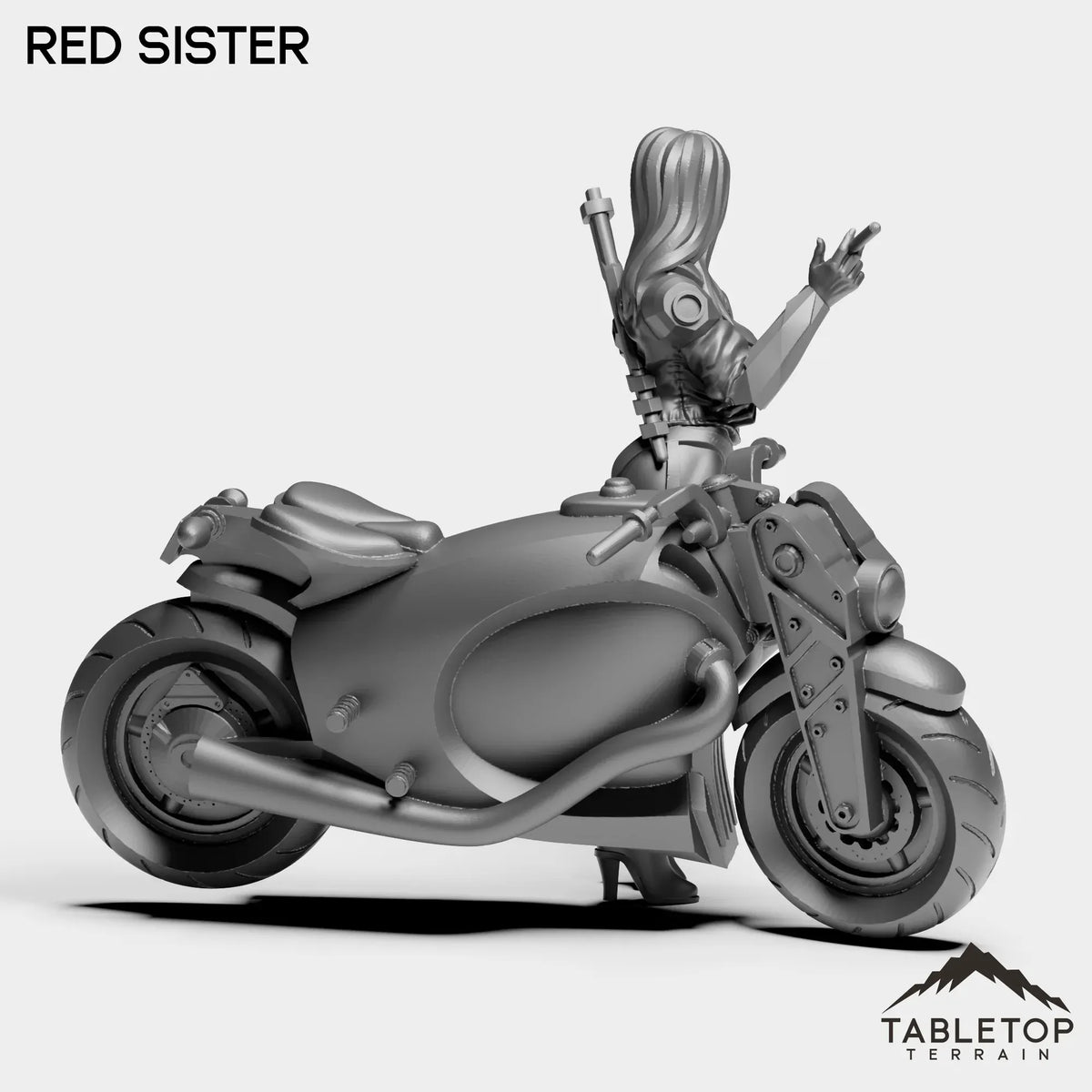 Tabletop Terrain Miniature Red Sister - Bomber Girls