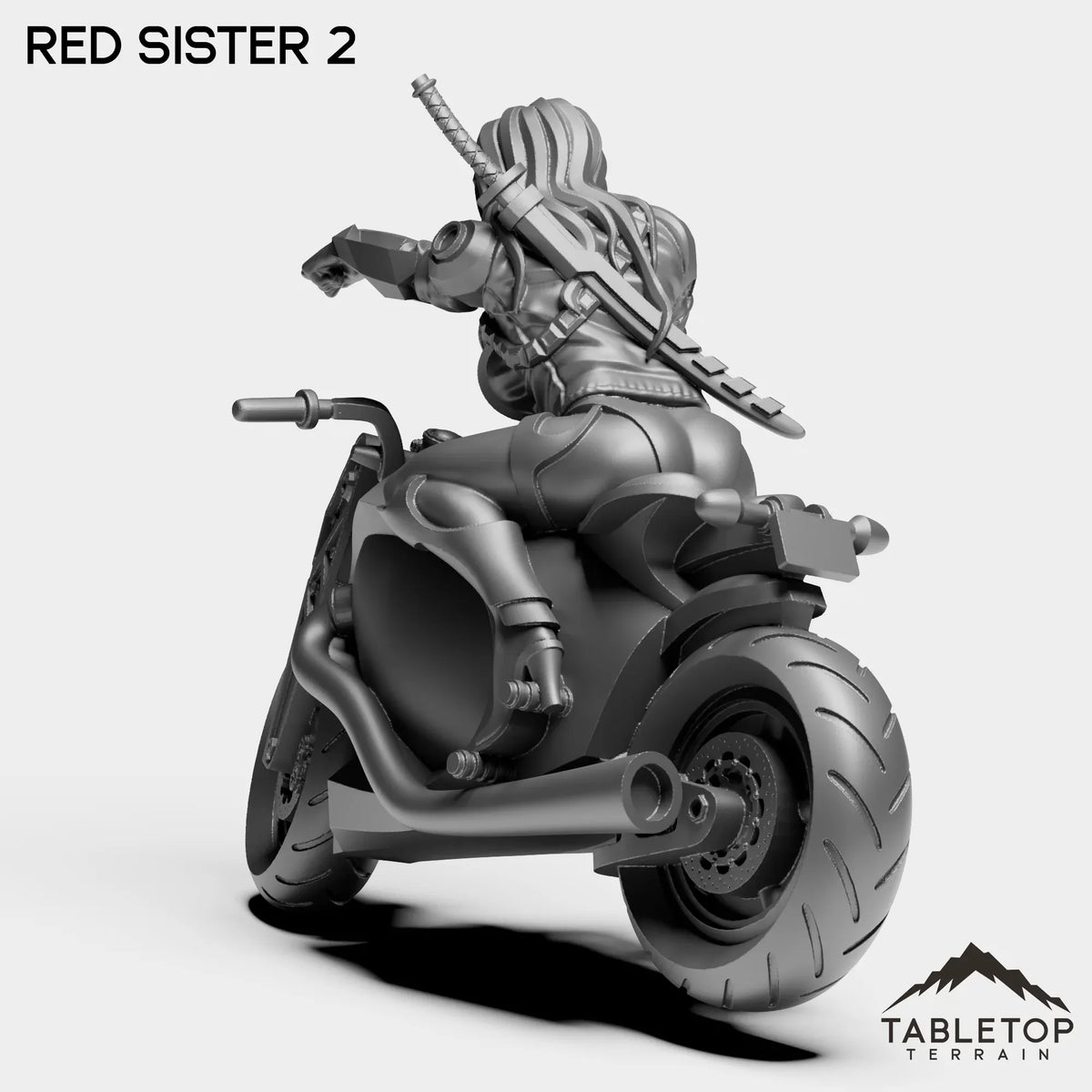 Tabletop Terrain Miniature Red Sister - Bomber Girls
