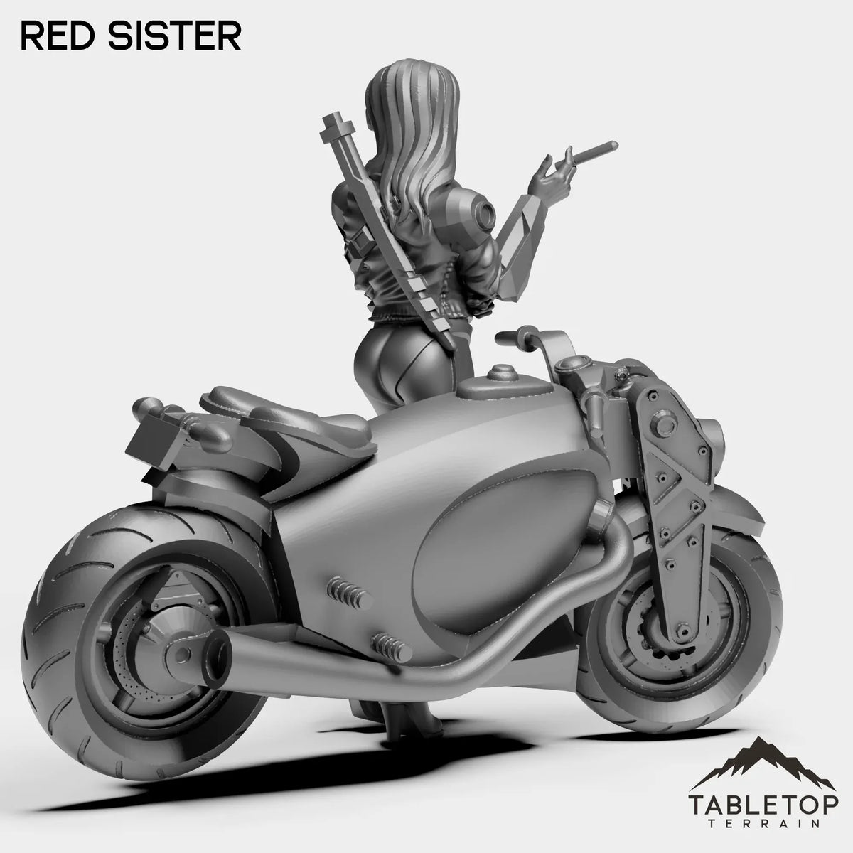 Tabletop Terrain Miniature Red Sister - Bomber Girls