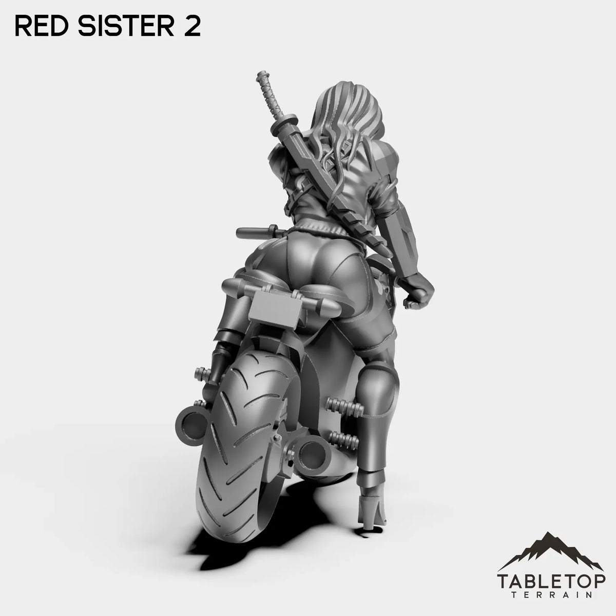 Tabletop Terrain Miniature Red Sister - Bomber Girls