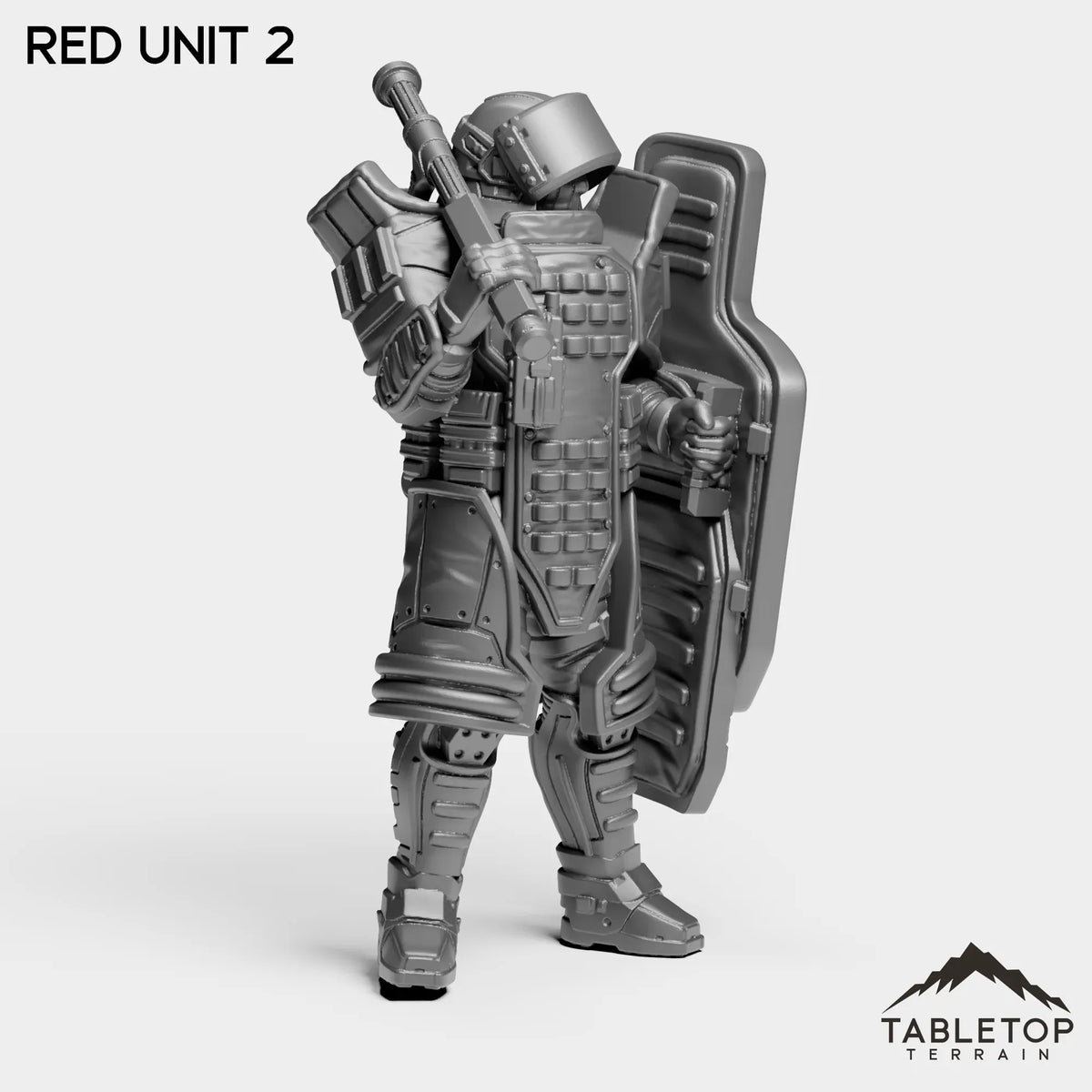 Tabletop Terrain Miniature RED Unit
