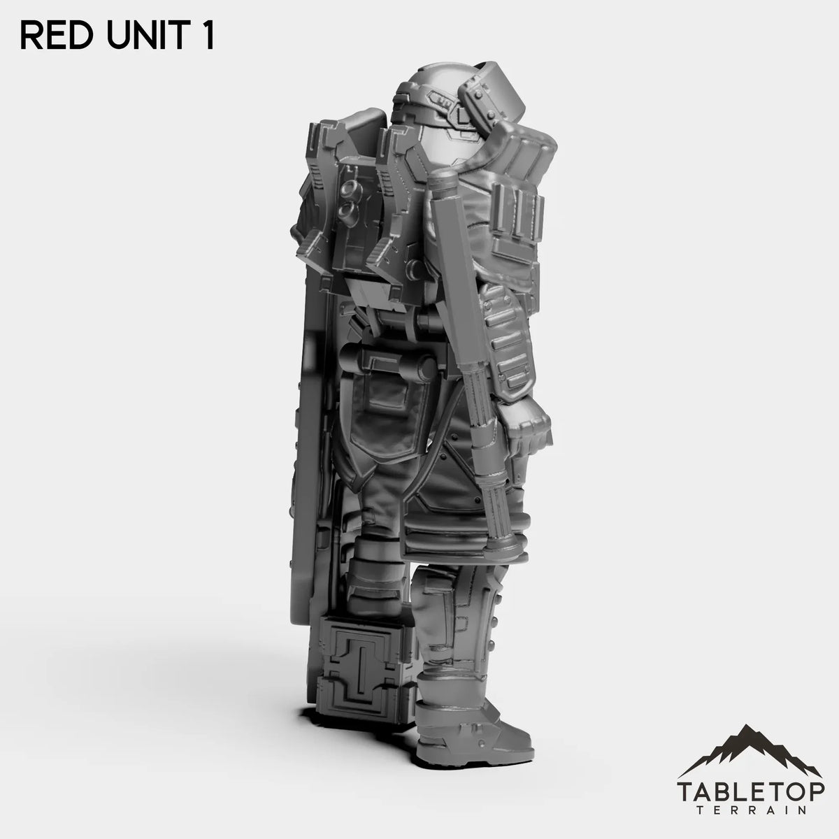 Tabletop Terrain Miniature RED Unit