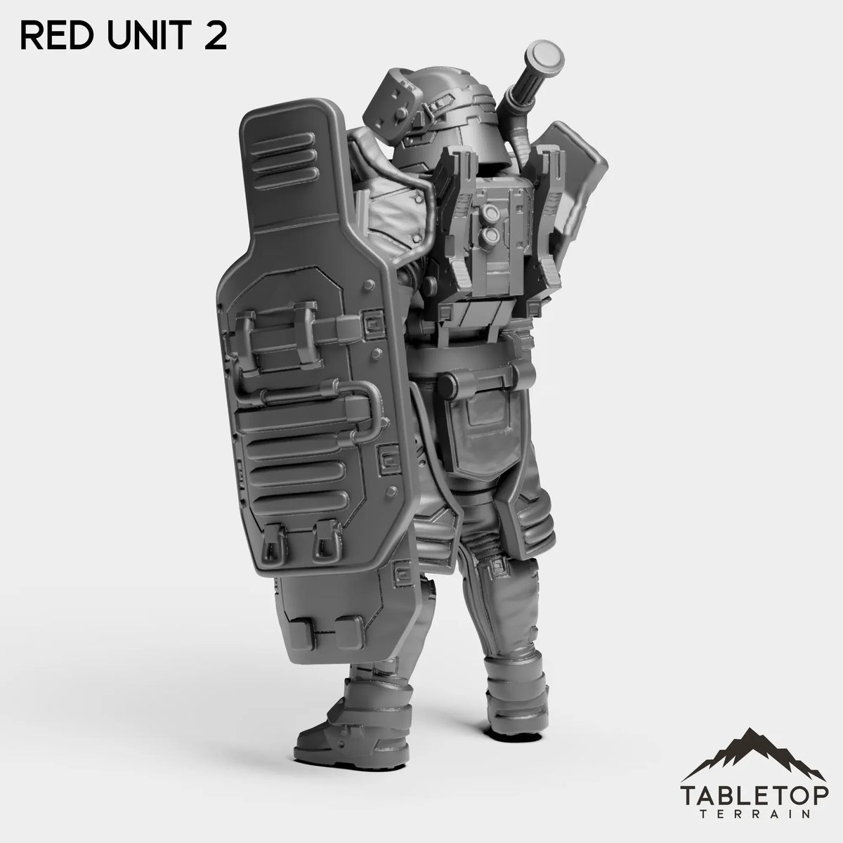 Tabletop Terrain Miniature RED Unit