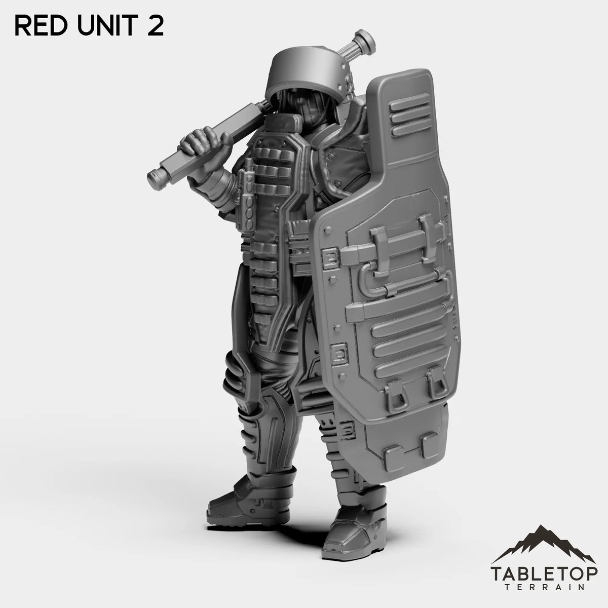 Tabletop Terrain Miniature RED Unit 2 RED Unit