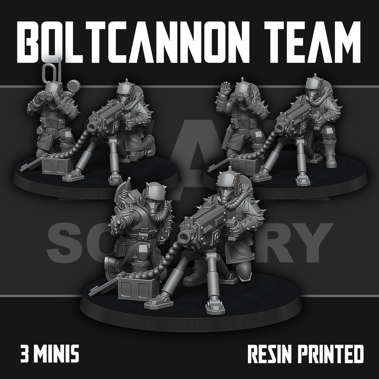 Tabletop Terrain Miniature Renegade Boltcannon Teams