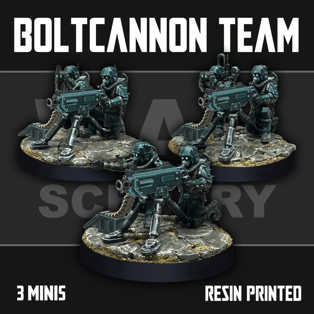 Tabletop Terrain Miniature Renegade Boltcannon Teams