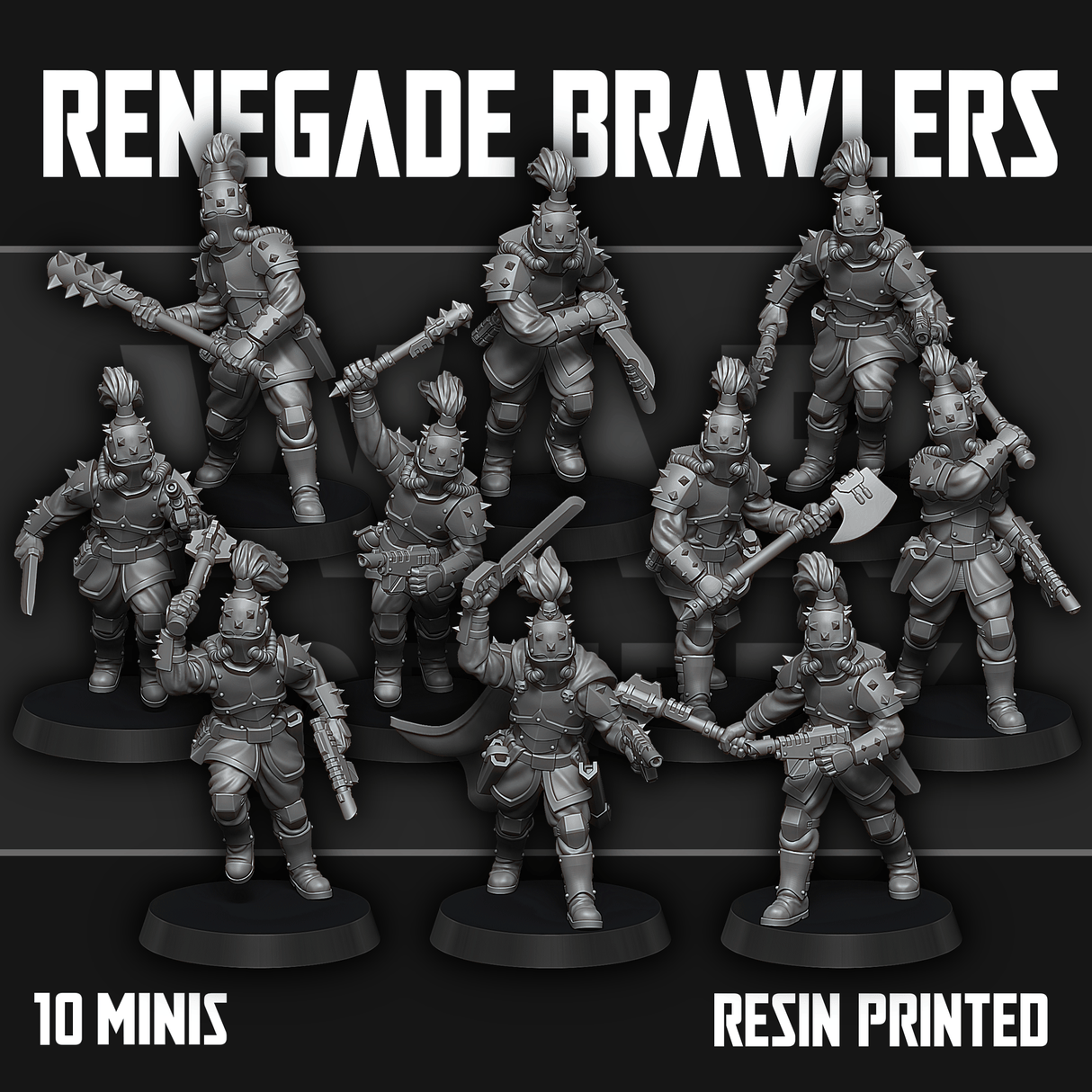 Tabletop Terrain Miniature Renegade Brawlers