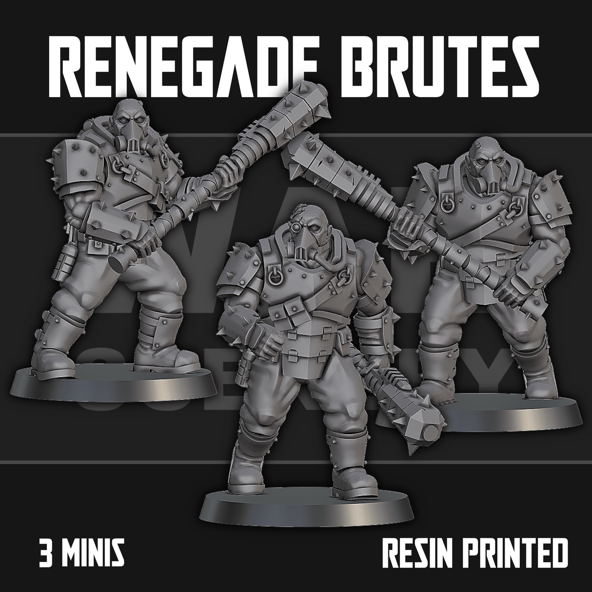 Tabletop Terrain Miniature Renegade Brutes
