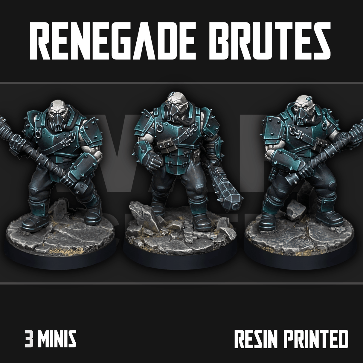 Tabletop Terrain Miniature Renegade Brutes