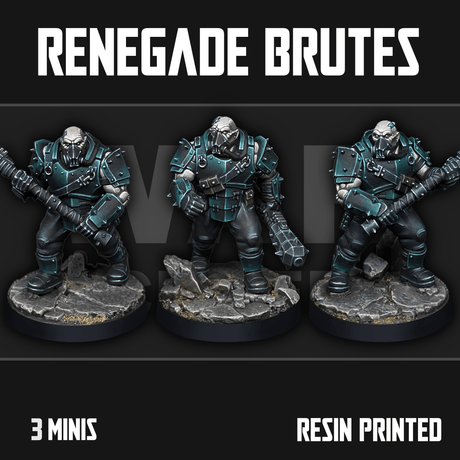 Tabletop Terrain Miniature Renegade Brutes