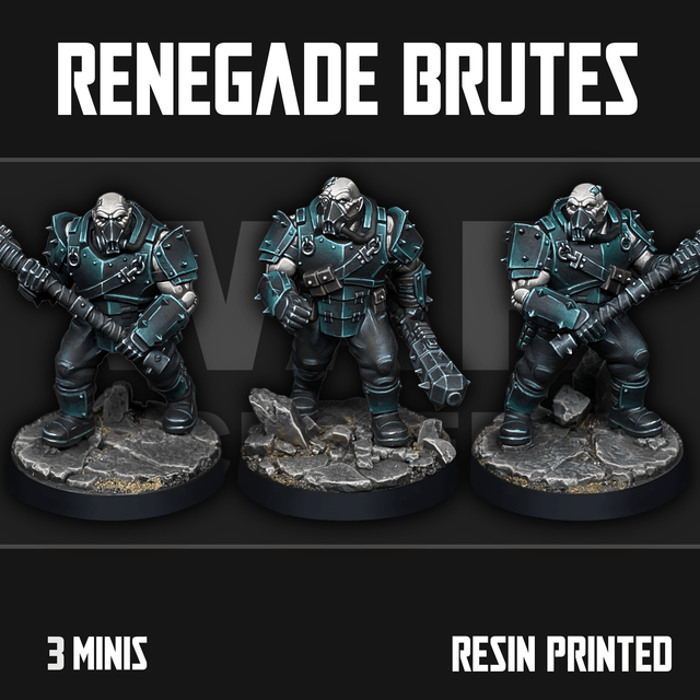 Tabletop Terrain Miniature Renegade Brutes