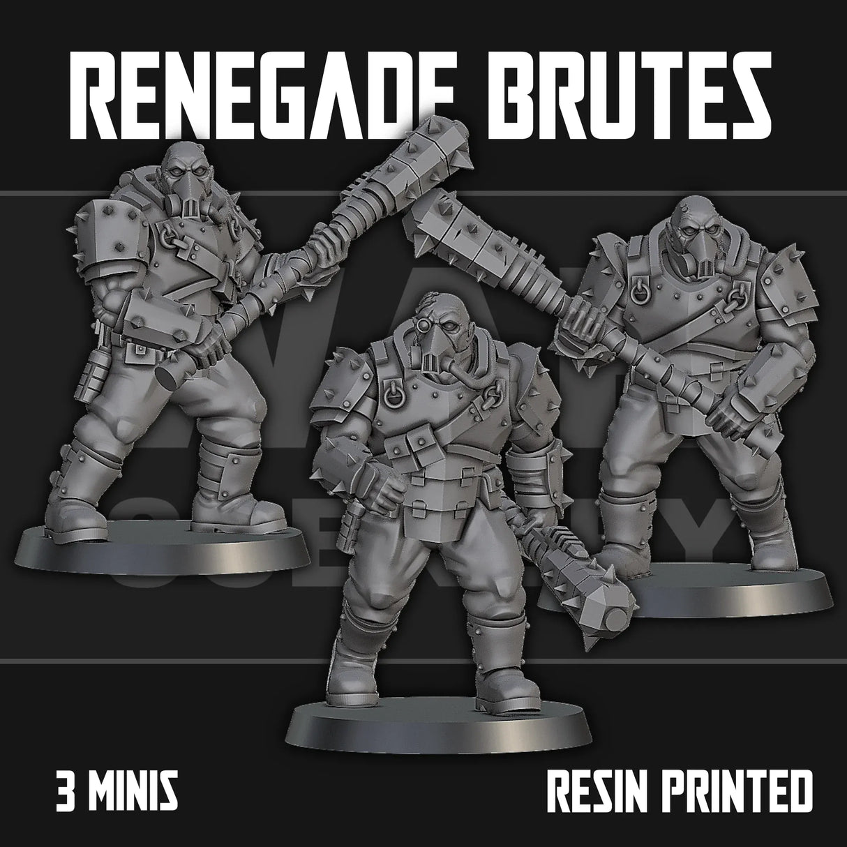 Tabletop Terrain Miniature Renegade Brutes
