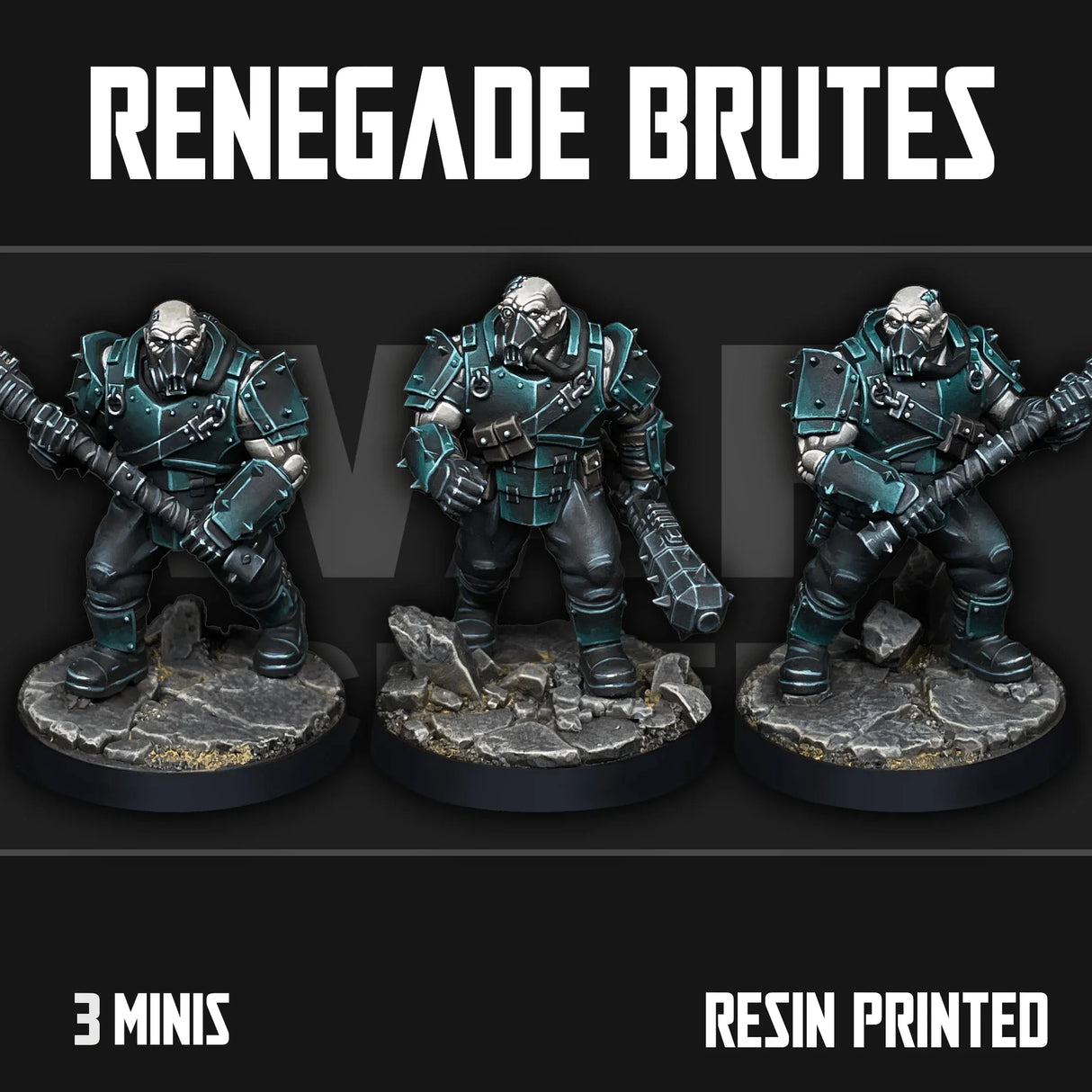 Tabletop Terrain Miniature Renegade Brutes