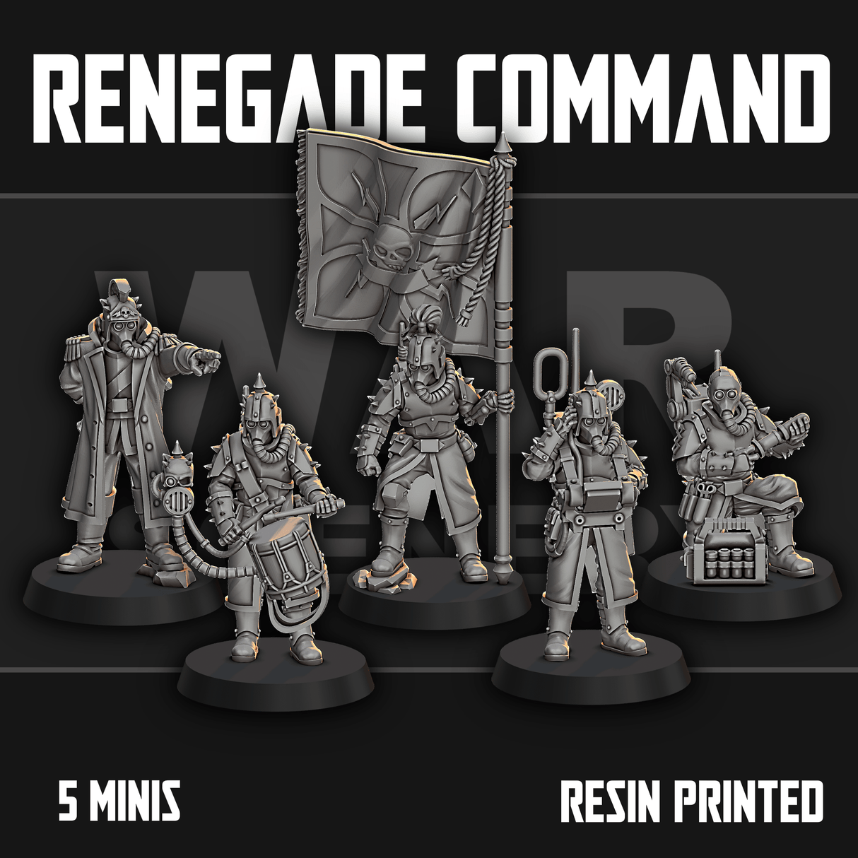 Tabletop Terrain Miniature Renegade Command Squad