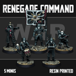 Tabletop Terrain Miniature Renegade Command Squad