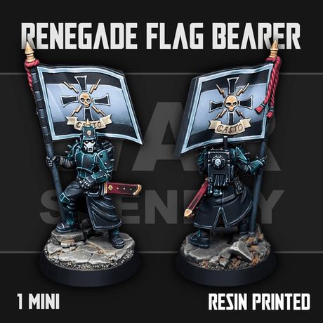 Tabletop Terrain Miniature Renegade Flag Bearer