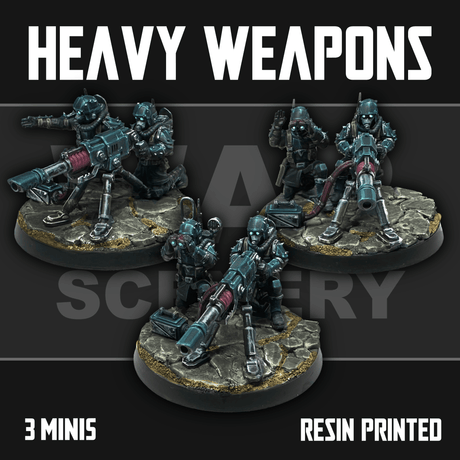Tabletop Terrain Miniature Renegade Heavy Weapons 1