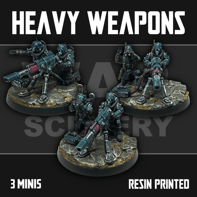 Tabletop Terrain Miniature Renegade Heavy Weapons 1
