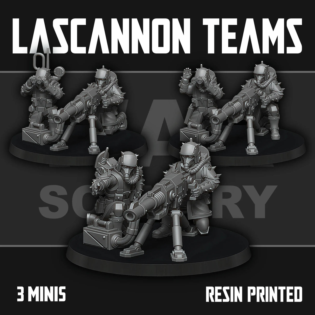 Tabletop Terrain Miniature Renegade Lascannon Teams