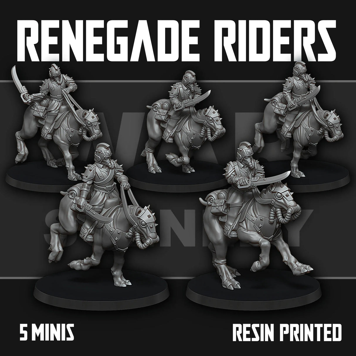 Tabletop Terrain Miniature Renegade Riders