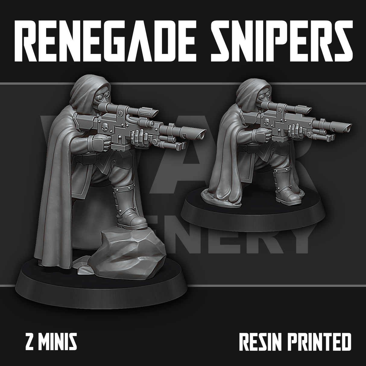 Tabletop Terrain Miniature Renegade Snipers