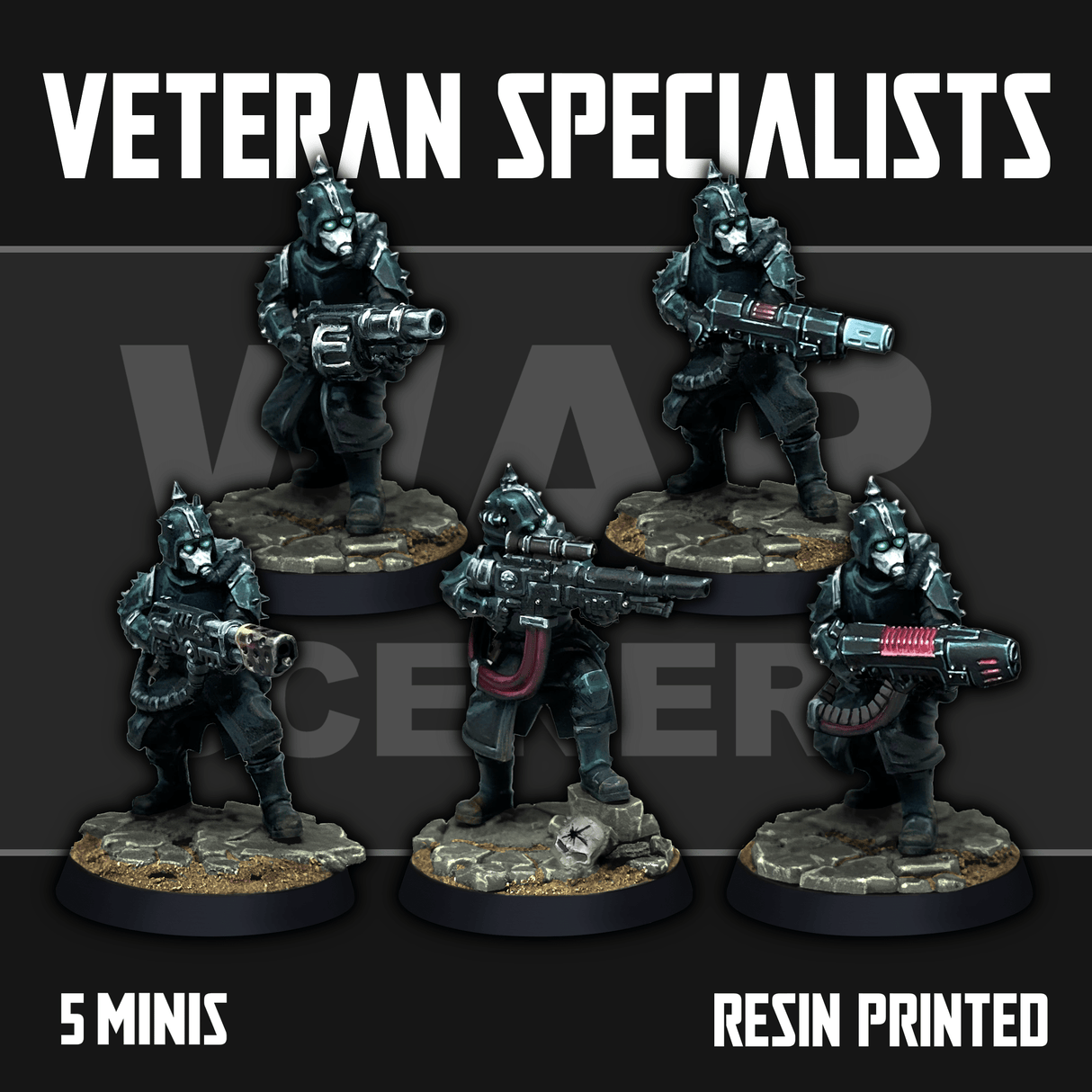 Tabletop Terrain Miniature Renegade Veteran Specialists