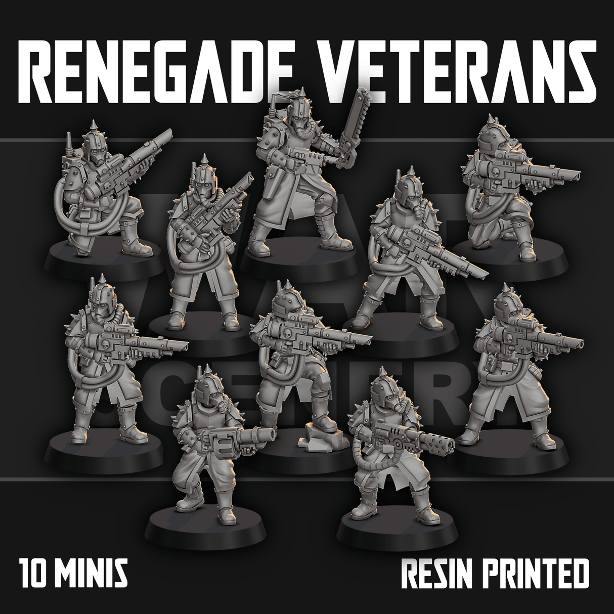Tabletop Terrain Miniature Renegade Veterans