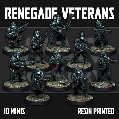 Tabletop Terrain Miniature Renegade Veterans