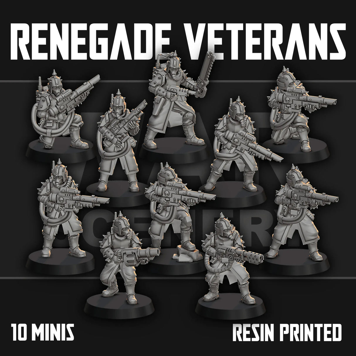 Tabletop Terrain Miniature Renegade Veterans